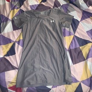 Grey athletic shirt, Under Armour